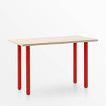 Jive Desk with Post Leg, Color Pop